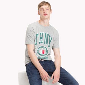 Tommy Hilfiger pánské šedé tričko Ivy - M (501)